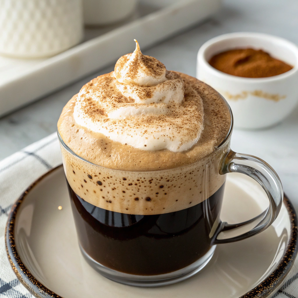 Café Dalgona au Lait Concentré Sucré