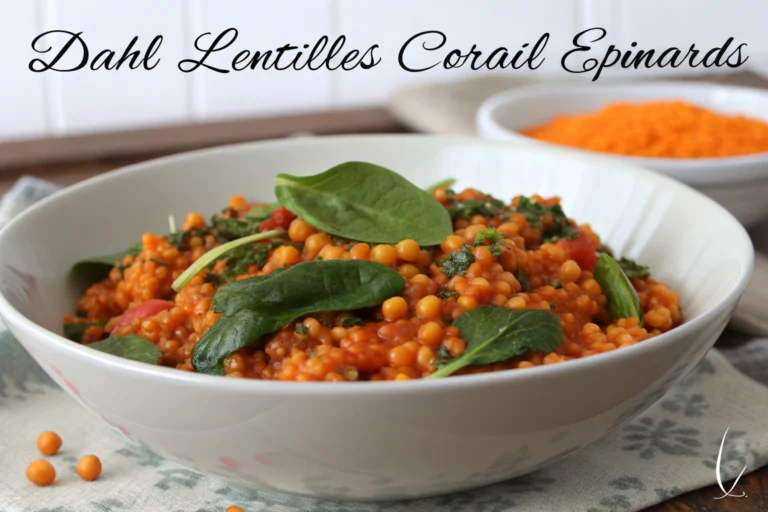 dahl lentilles corail épinards featured image