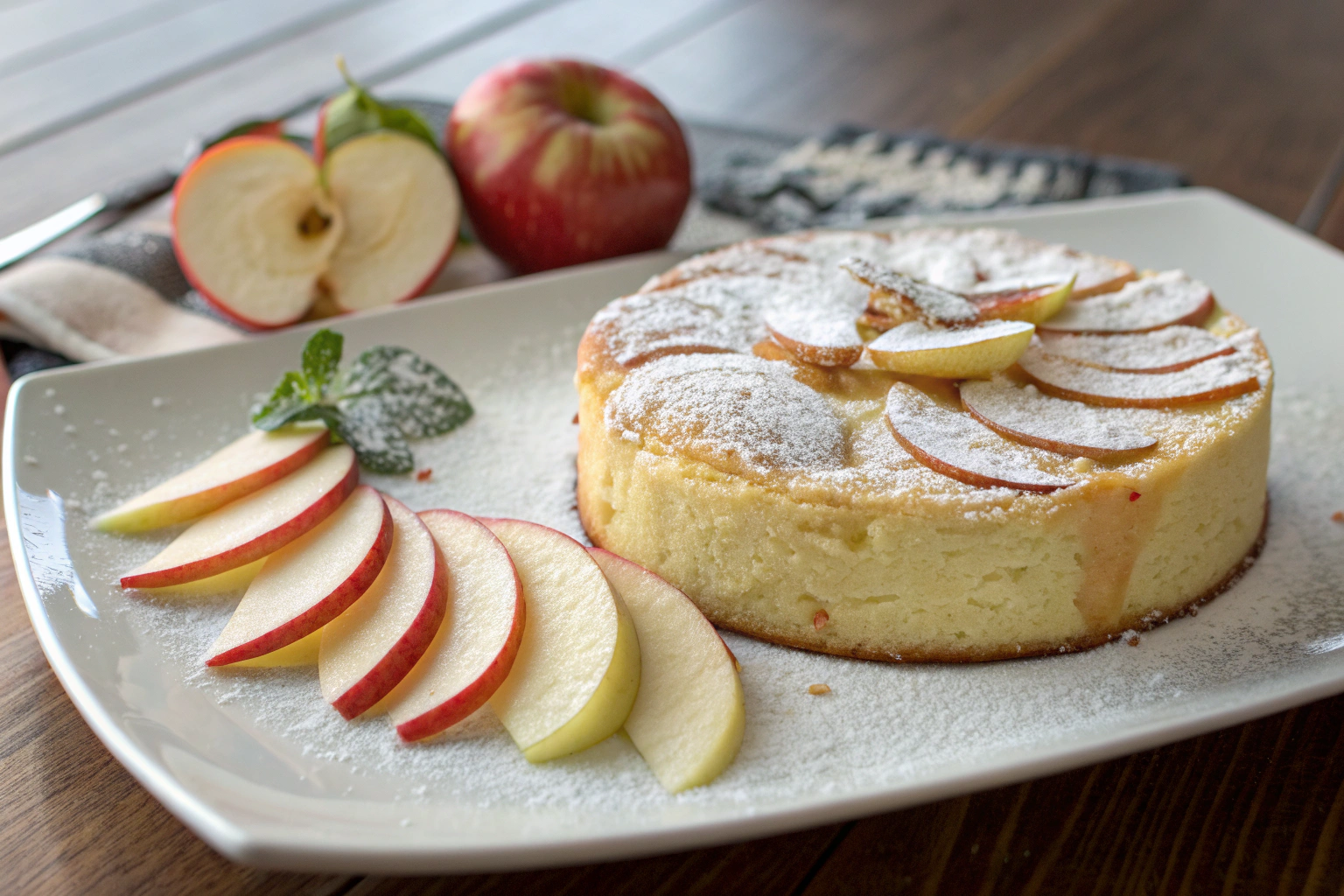 gâteau léger pommes featured image