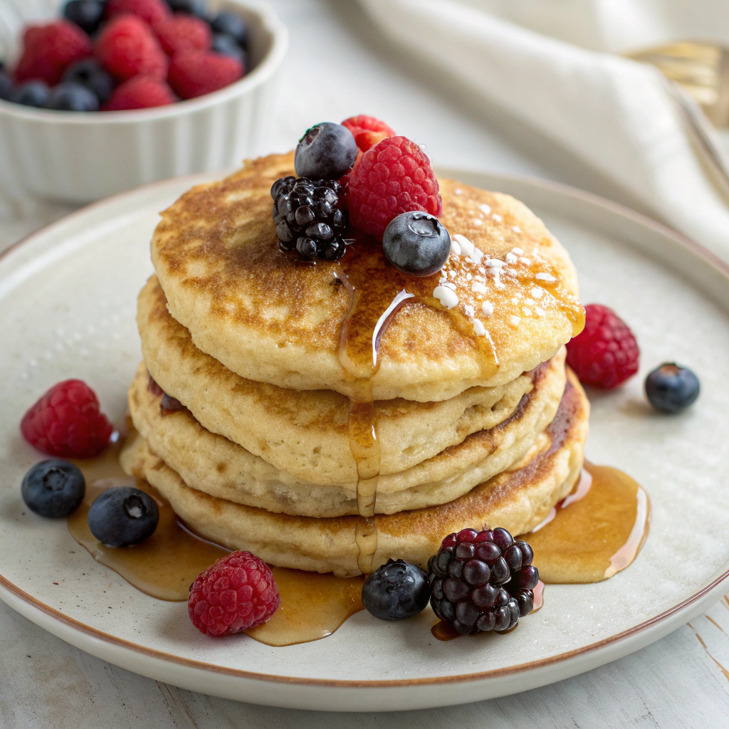 pancakes flocons d'avoine Serving