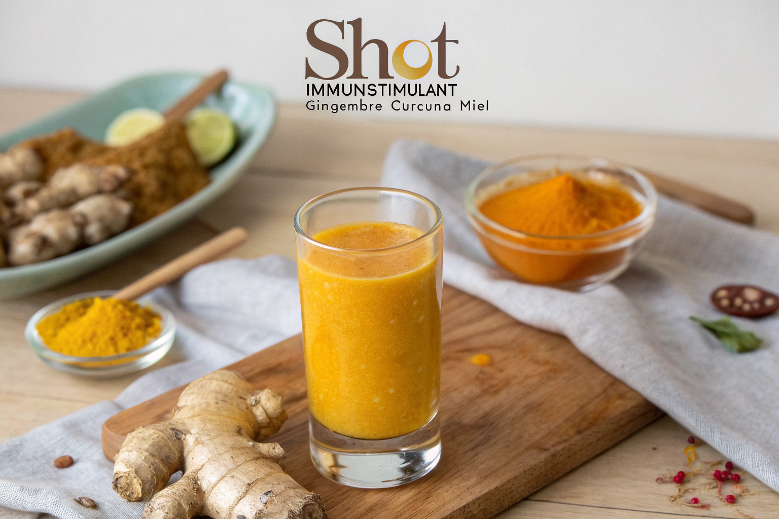 shot immunostimulant gingembre curcuma miel featured image