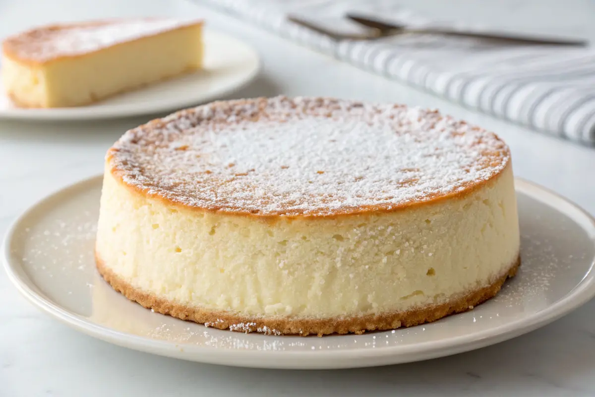 Gâteau léger au fromage blanc