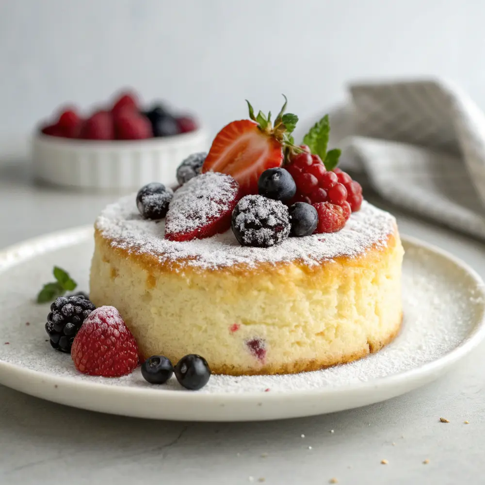 Gâteau léger au fromage blanc