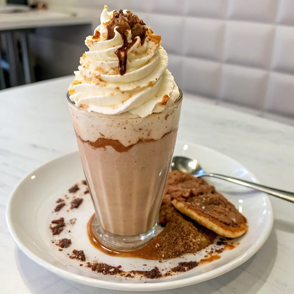 Milkshake à la pâte à tartiner