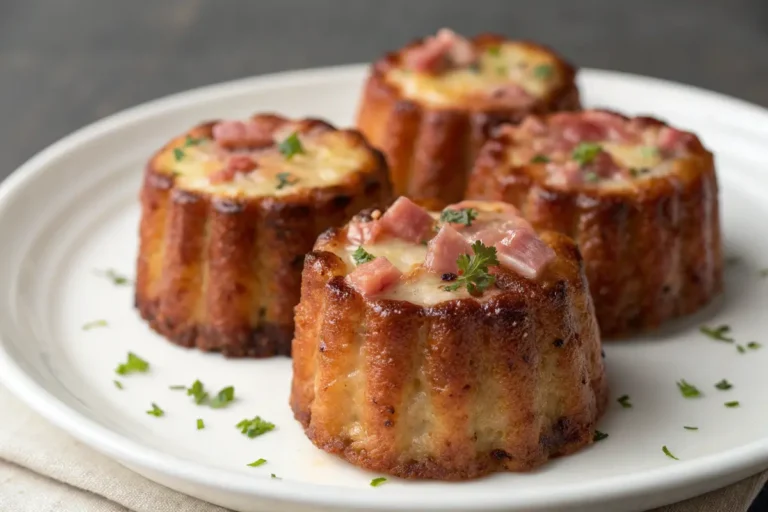 Cannelés au jambon en 13 minutes – Une recette Thermomix croustillante et savoureuse