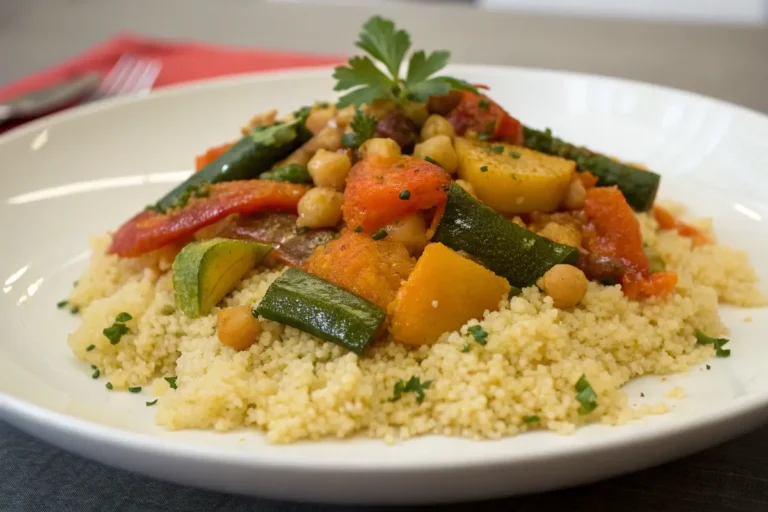 Couscous végétarien Thermomix : prêt en seulement 35 minutes