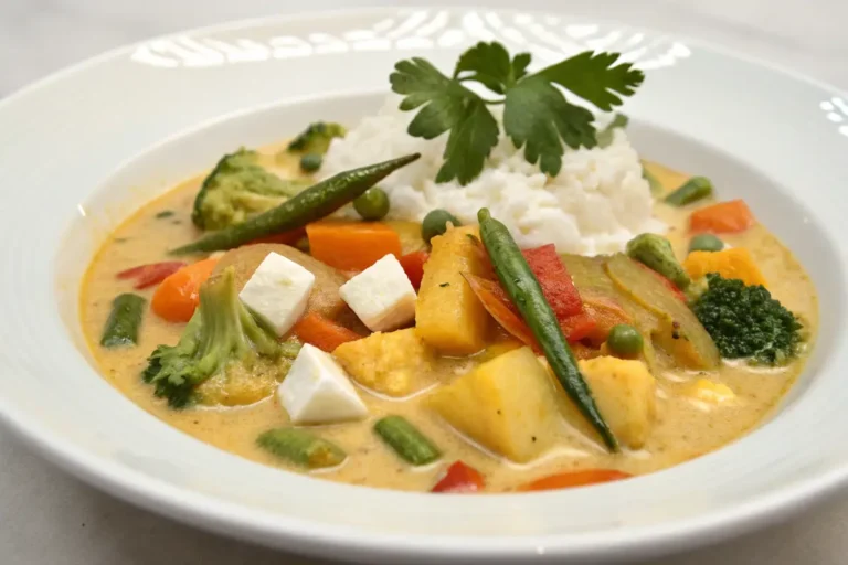 Curry de légumes au lait de coco en 50 minutes au Thermomix