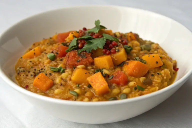 Dhal butternut et lentilles corail