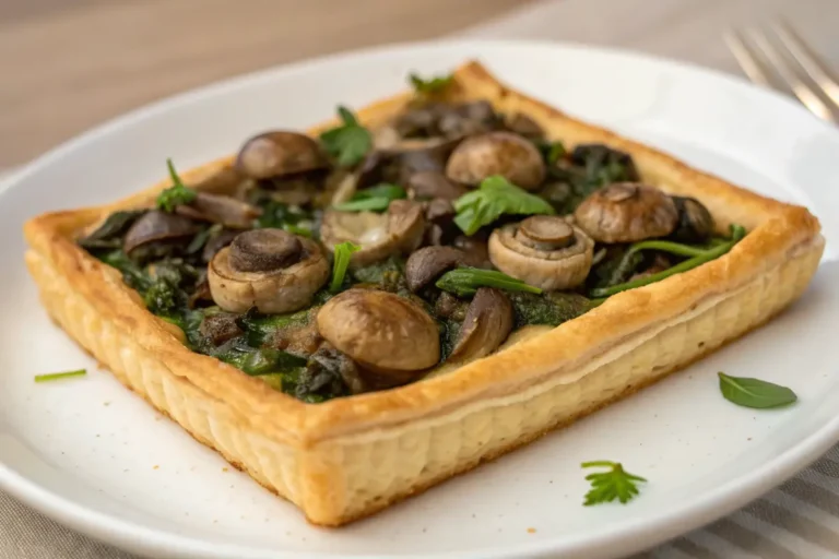 Feuilletés d'escargots aux pleurotes