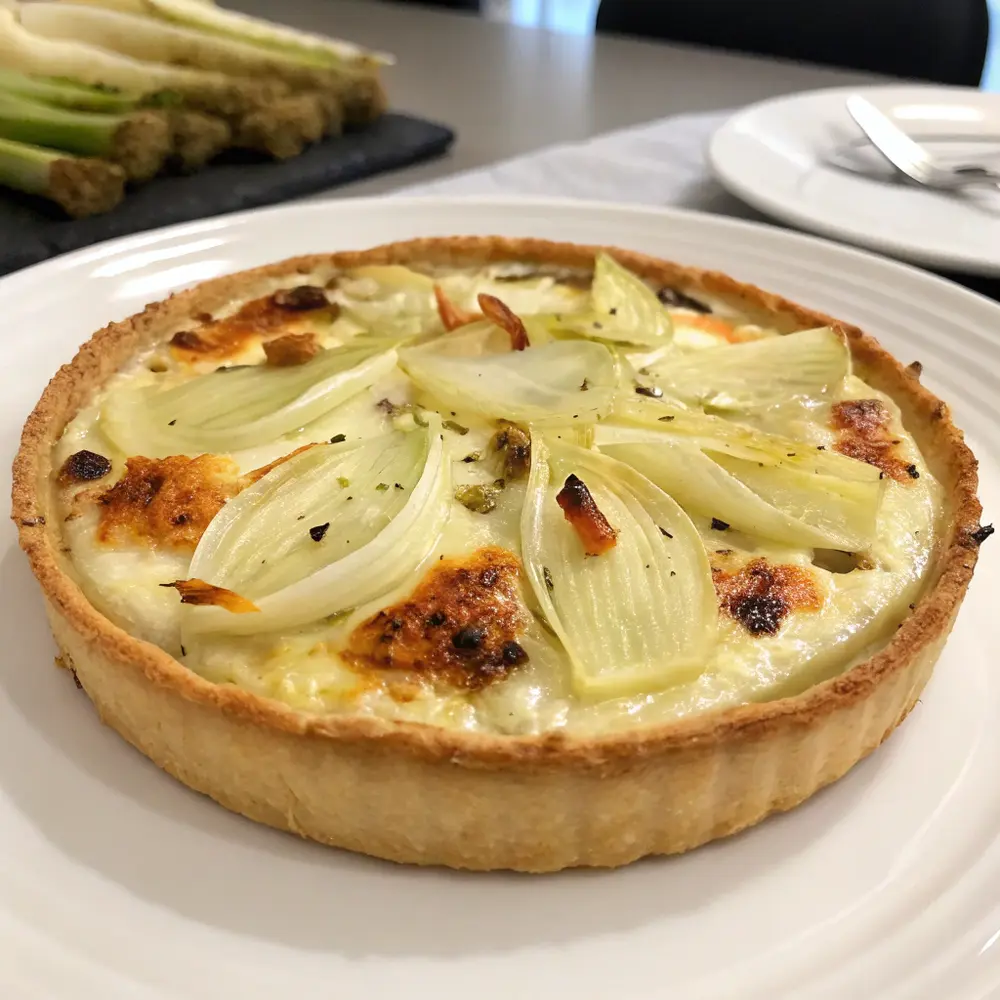 Flamiche aux chicons et maroilles