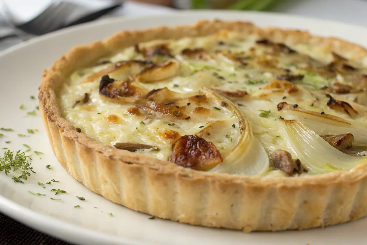 Flamiche aux chicons et maroilles