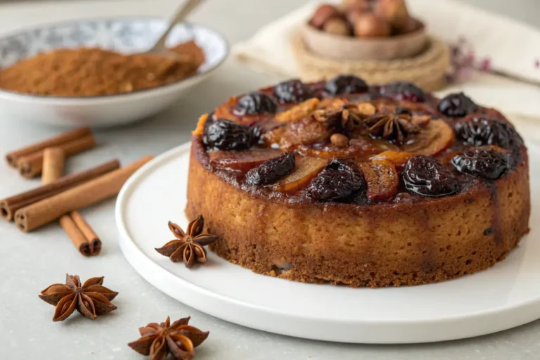 Gâteau épicé aux pruneaux : recette gourmande prête en 330 minutes