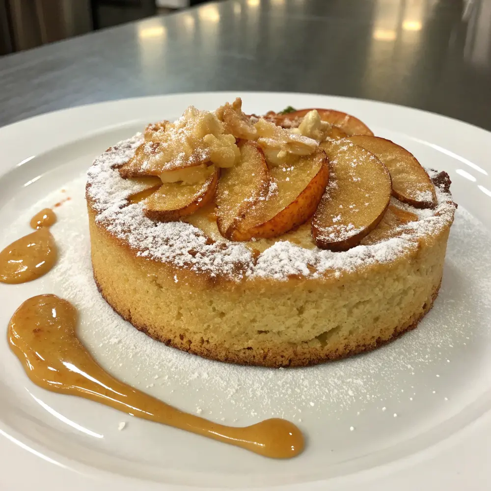 Gâteau fondant aux pommes tout simple