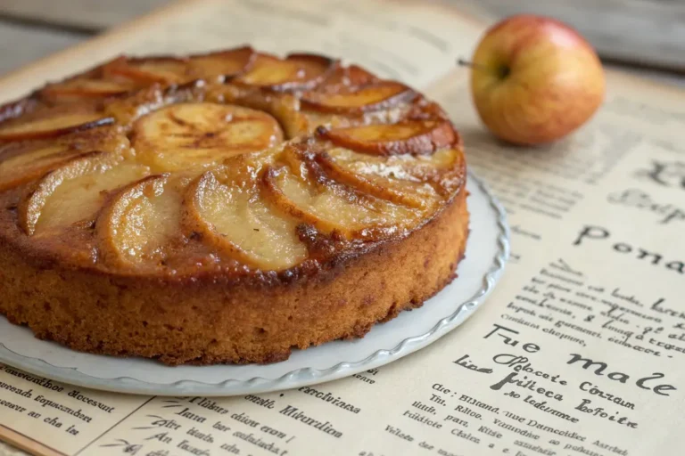 Gâteau fondant aux pommes tout simple