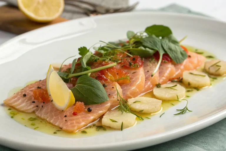 Gravlax de dorade au combava et gingembre : prêt en 12h 20min avec votre Thermomix