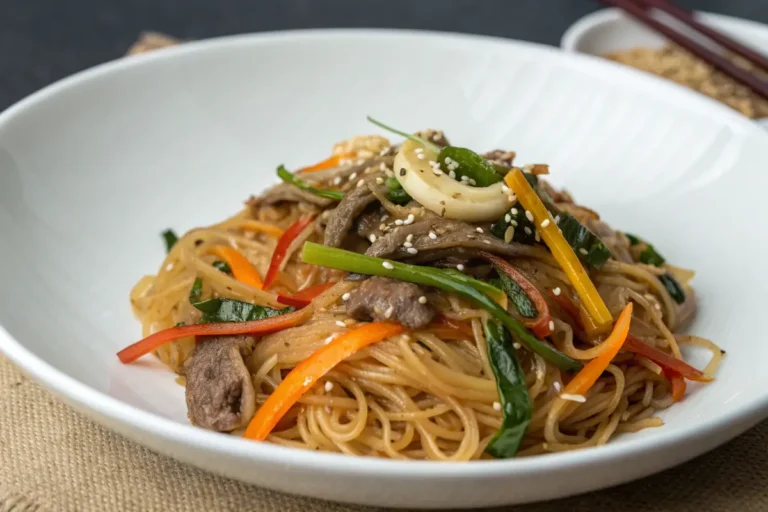 Japchae au Thermomix : Un Plat Coréen Prêt en 90 minutes