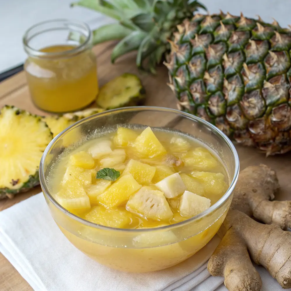 jus ananas gingembre
