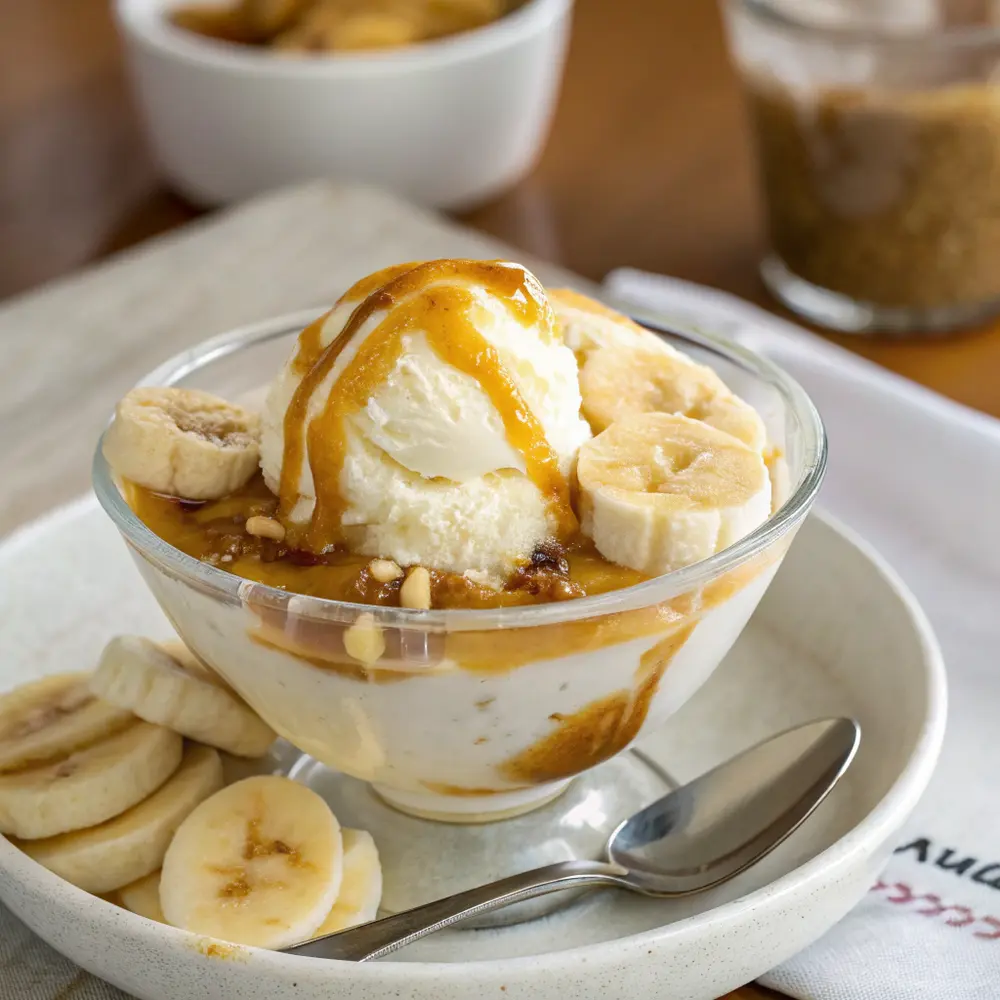 Milkshake banane-confiture de lait