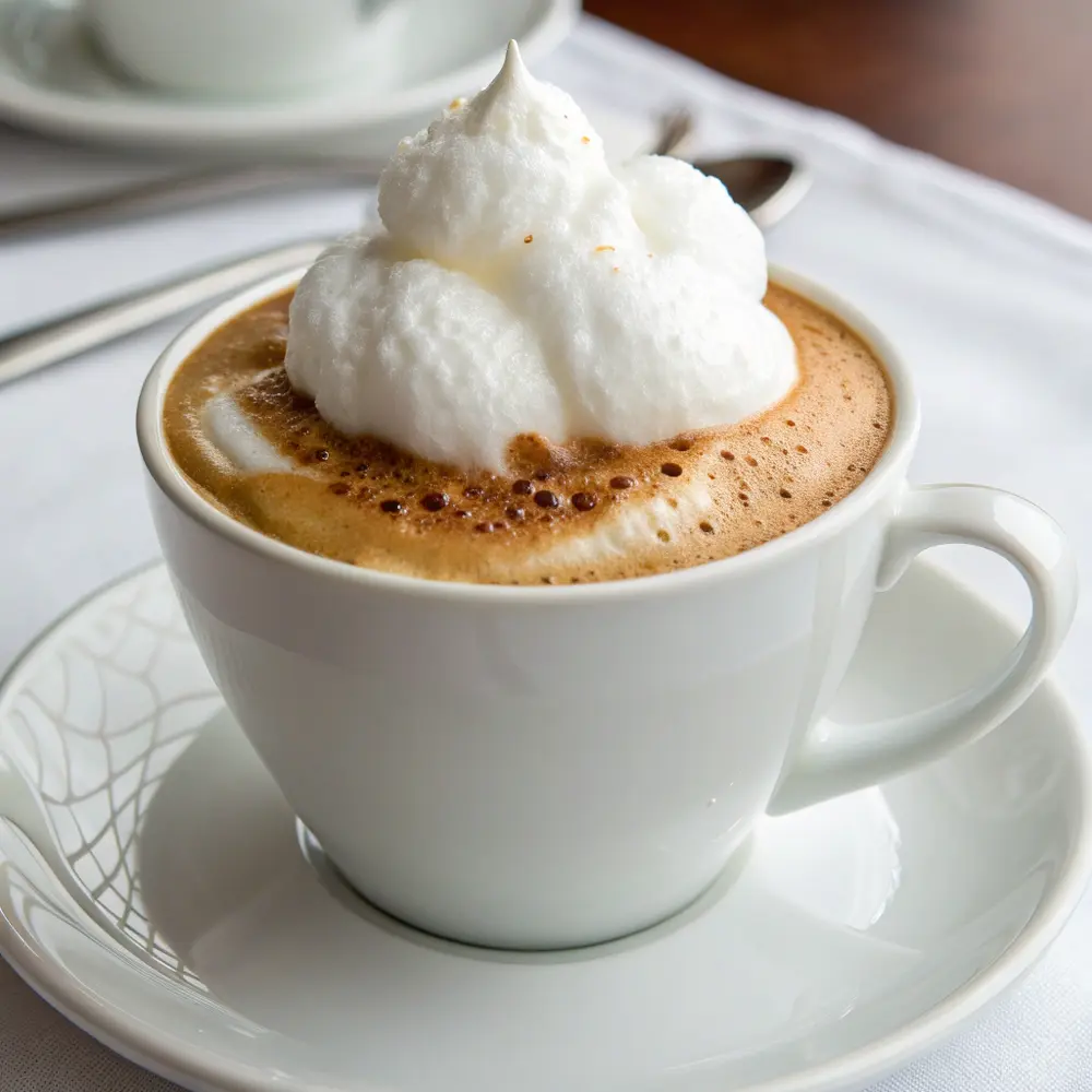 Nuage de lait pour cappuccino