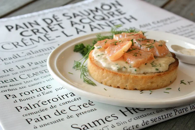 Pain de saumon cœur saint-jacques crème à l'aneth