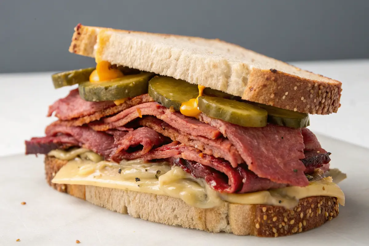 Sandwichs au bœuf façon pastrami