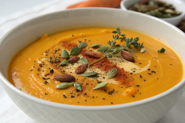 Soupe de potimarron aux épices