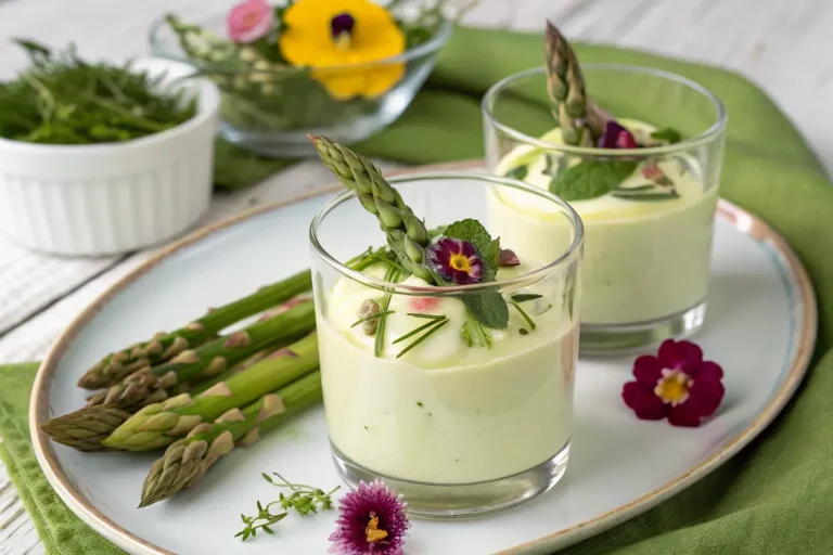 Verrines de crème d’asperges au Thermomix en 155 minutes