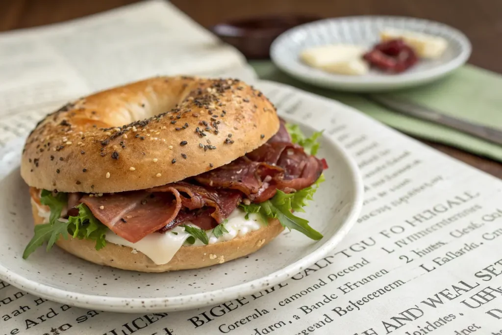 bagel viande des Grisons
