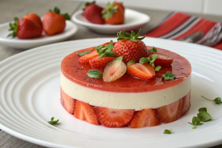 bavarois tomate fraise