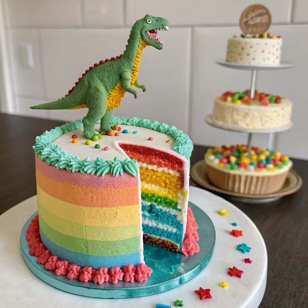gâteau dinosaure anniversaire