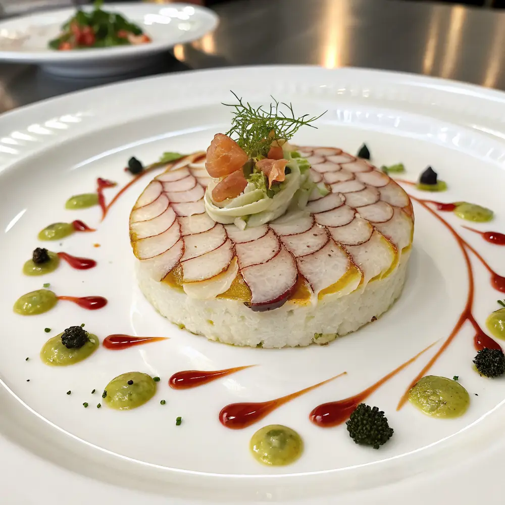 gâteau écailles de poisson