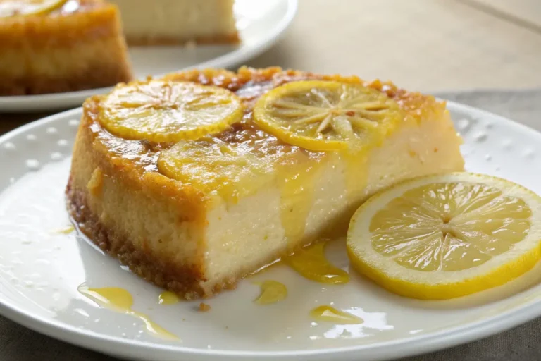 gâteau semoule citron