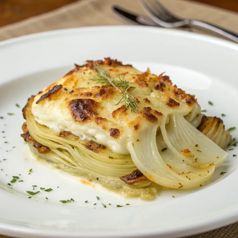 gratin de fenouil au fromage