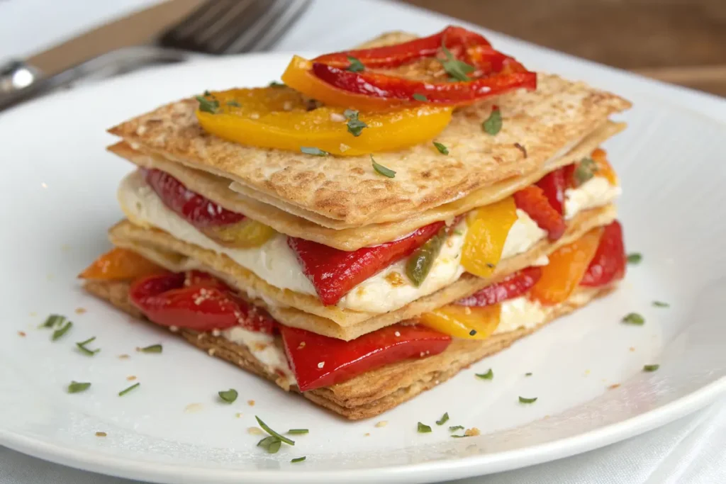 mille-feuilles poivrons