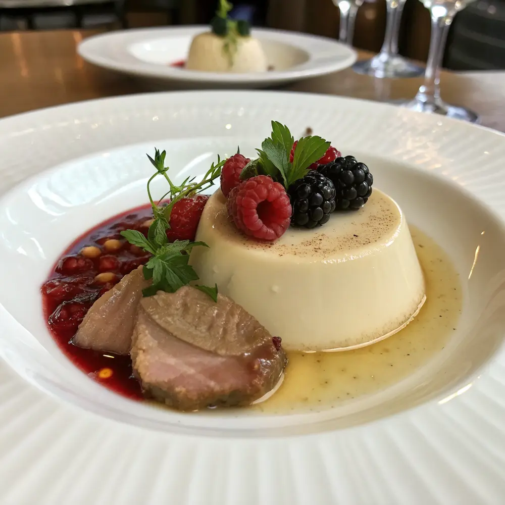 pannacotta foie gras