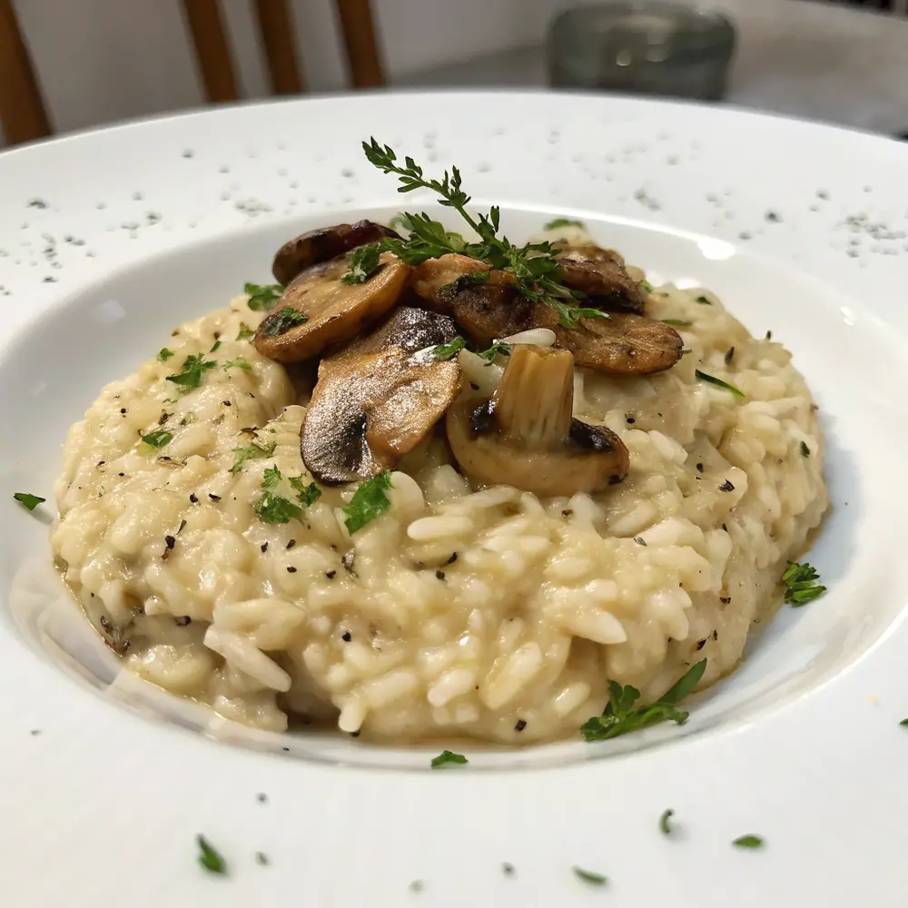 Risotto aux champignons