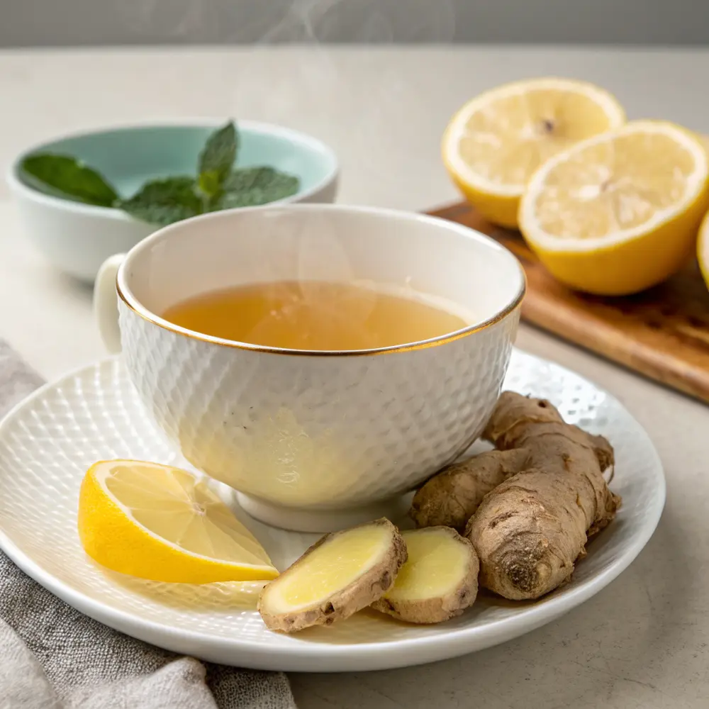 tisane gingembre miel citronnelle