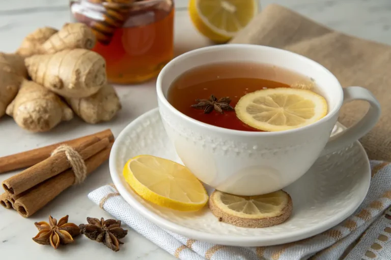 tisane gingembre miel citronnelle