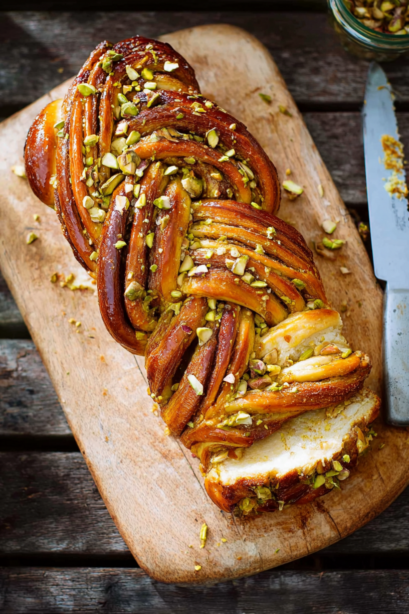 babka pistache fleur d'oranger