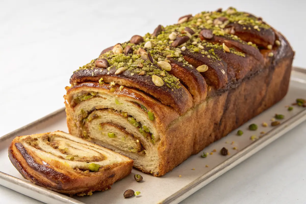 babka pistache fleur d'oranger