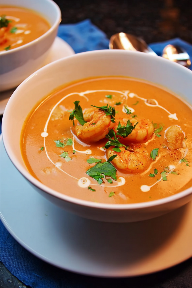 bisque crevettes