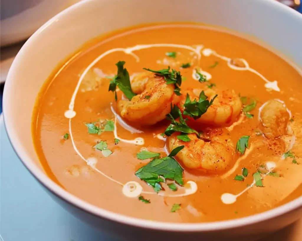 bisque crevettes