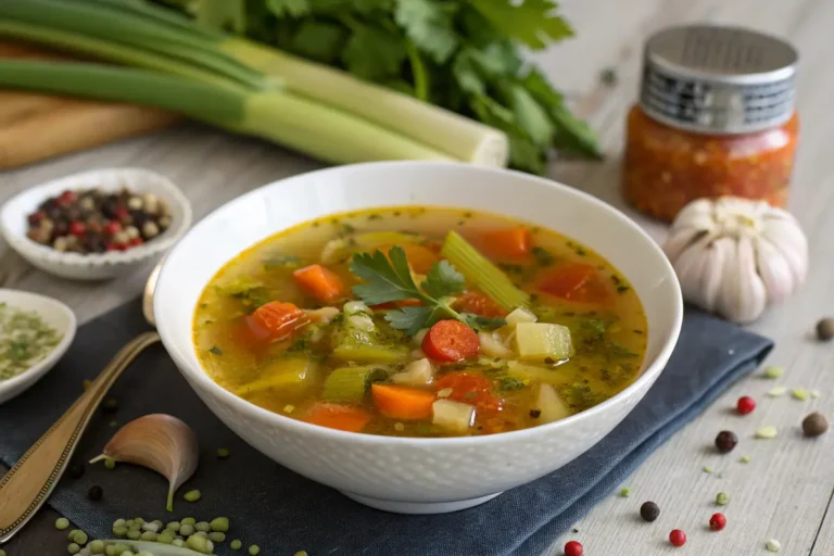 bouillon légumes parfumé