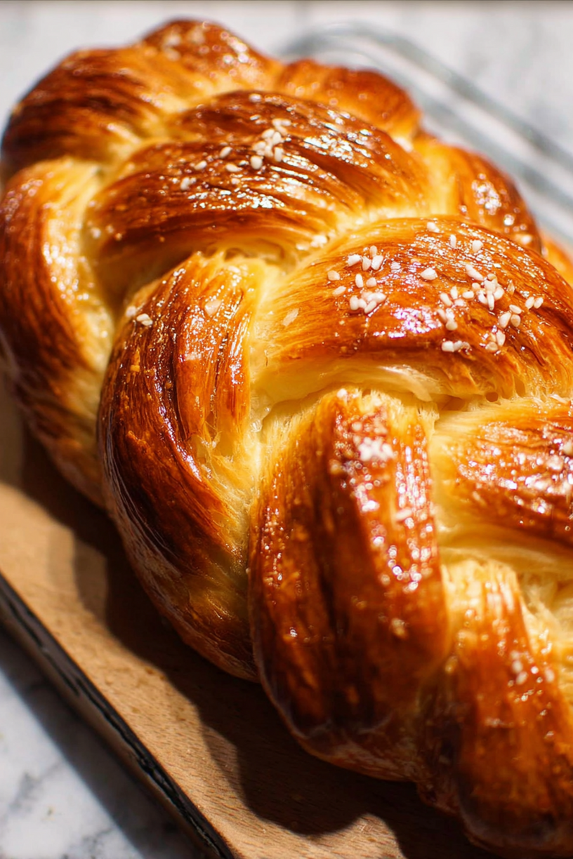 brioche feuilletée tressée