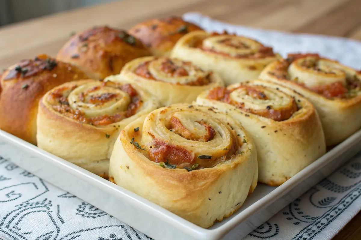 brioches roulées salées