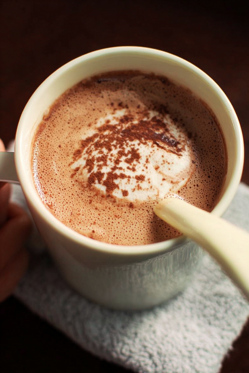 chocolat blanc chaud