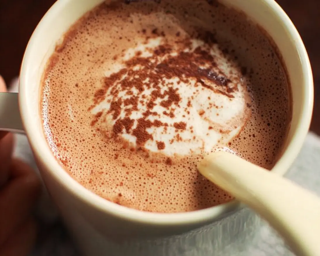 chocolat blanc chaud