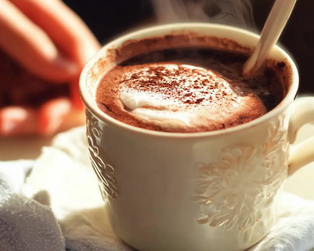 chocolat blanc chaud