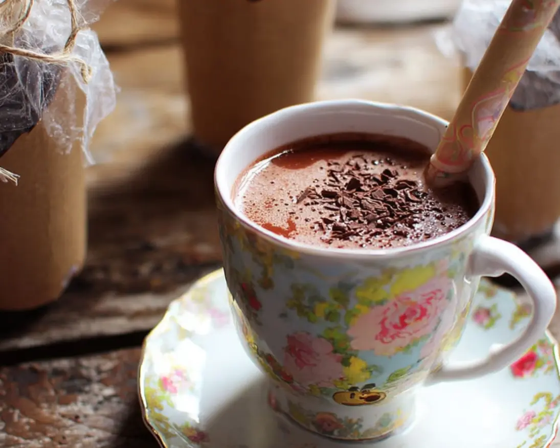 chocolat chaud sur bâtonnet