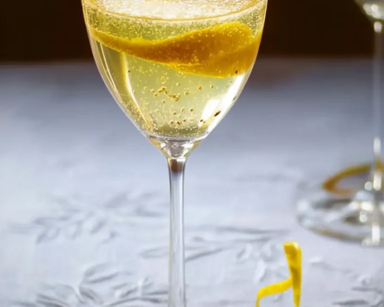 cocktail citron gingembre champagne